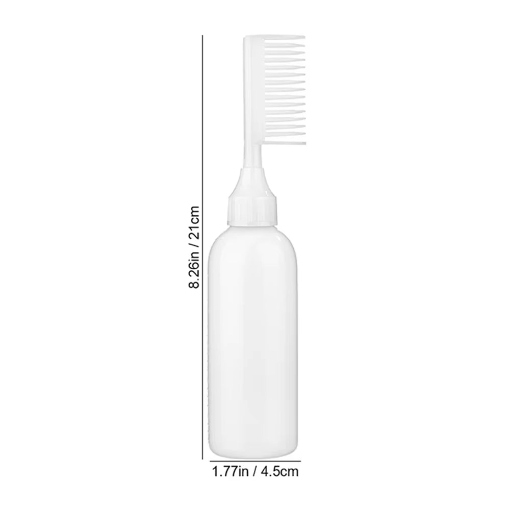Hair Dye Applicator Brush Bottles anti Static Massage Hair Brush Massage Combs Silicone Head Wash Brush Salon Hair Styling Tools
