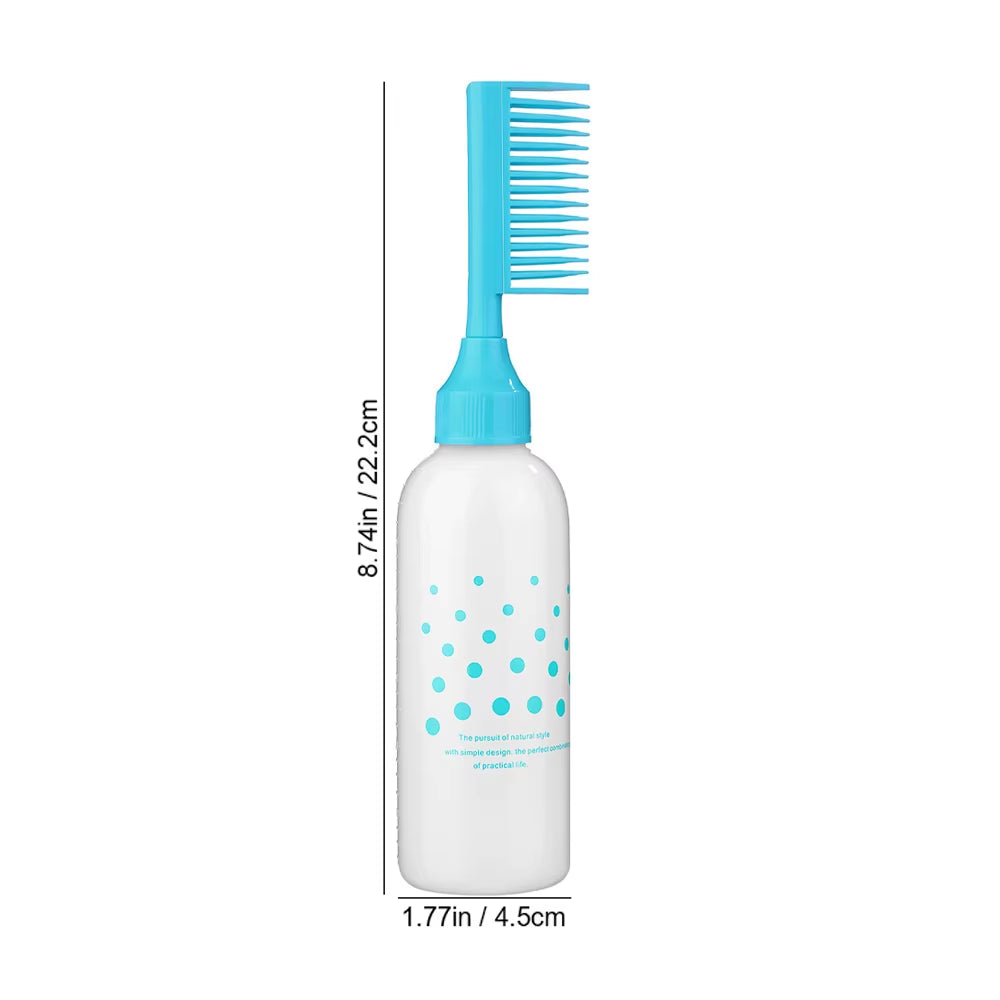 Hair Dye Applicator Brush Bottles anti Static Massage Hair Brush Massage Combs Silicone Head Wash Brush Salon Hair Styling Tools